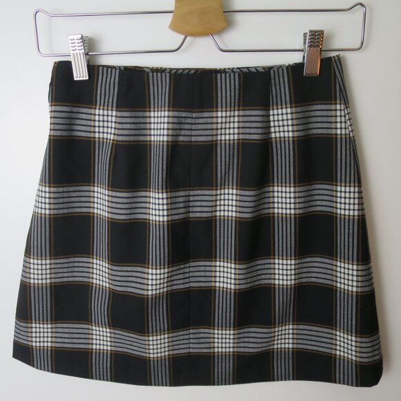 Aritzia Sunday Best Yuri Plaid Mini Skirt Size 2 - Picture 4 of 7